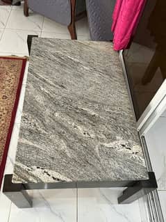 Marble wood table