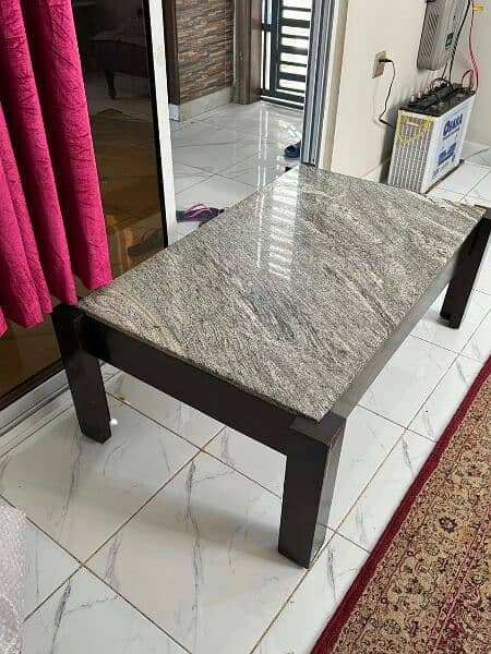 Marble wood table 2