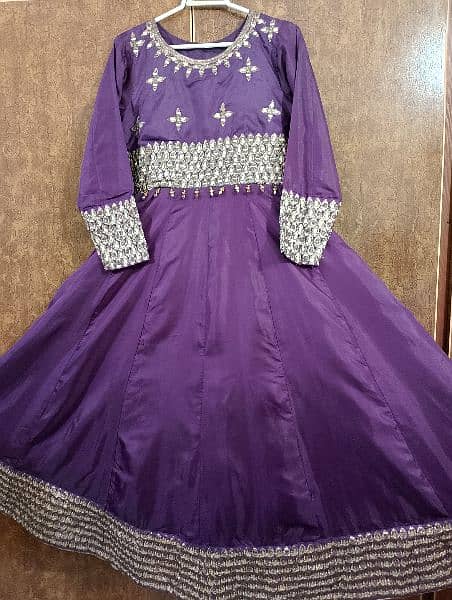 purple frock full maxi 0