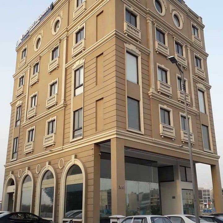 Corner 4 Marla Brand New Plaza Available For Rent In DHA Phase 8 D BLOCK 10