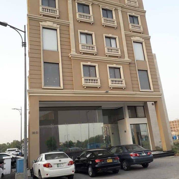 Corner 4 Marla Brand New Plaza Available For Rent In DHA Phase 8 D BLOCK 11