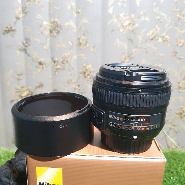 Nikon Lens 50mm f/1.8G With Box 1