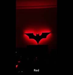 3D Batman Led Wall Lamp - Gaming Decor -- Color Black