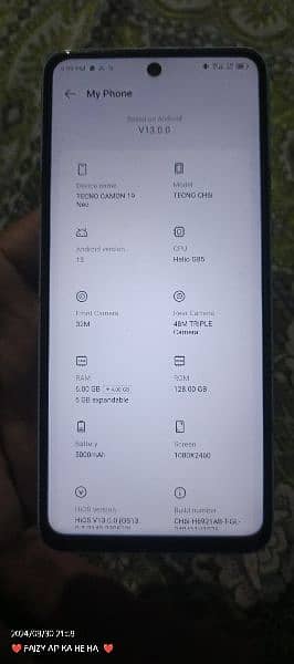 TECNO CAMON 19 NEO 6/128 2