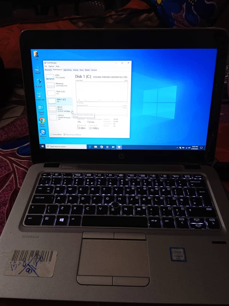 Hp elite book core i5 6th generation 10/10 condition 2