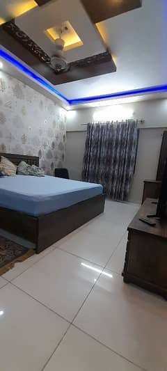 Full Furnished Apartment At Saima Royal Residency 80,000 10 Day Rent Without Utility