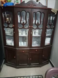 Dressing table and showcase