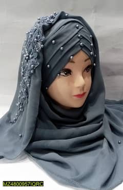 ready to wear hijab with stones