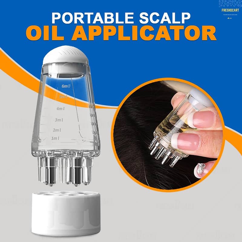 Hair Oil Spplicator for Scalp, Ball Root Comb Applicator Bottle Scalp 5