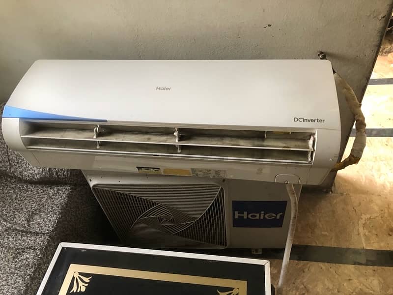 haier dc inverter ac heat and cool ok R410 gas wala 4