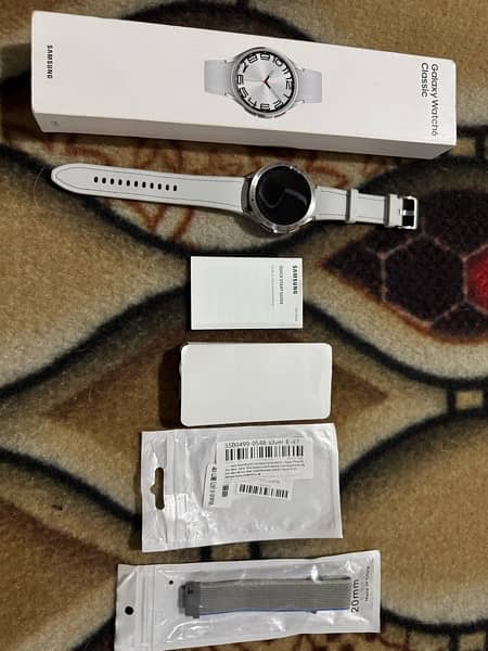 Galaxy watch 6 classic 47mm silver 5