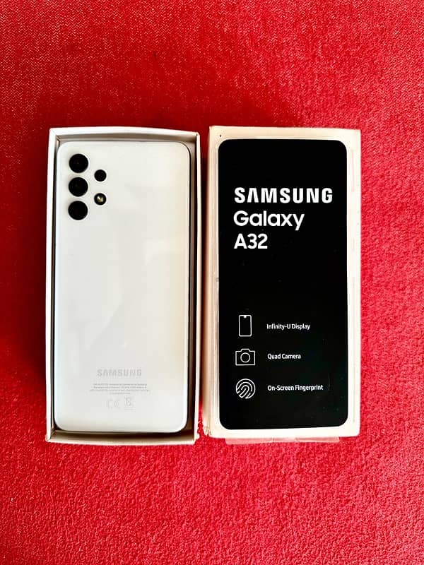 Samsung Galaxy A32 White Color 3