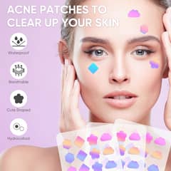 Portable 144Pcs Face Pimple Star Acne Patches, 0