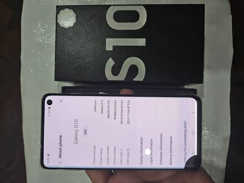 Glaxy S10 official PTA Aproved with original box 2