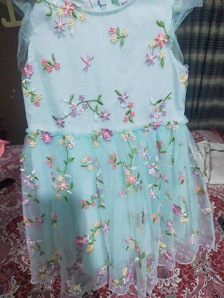 sky blue frock and off-white frock 2