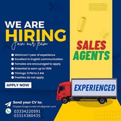 Sales agent required in Truck Dispatching