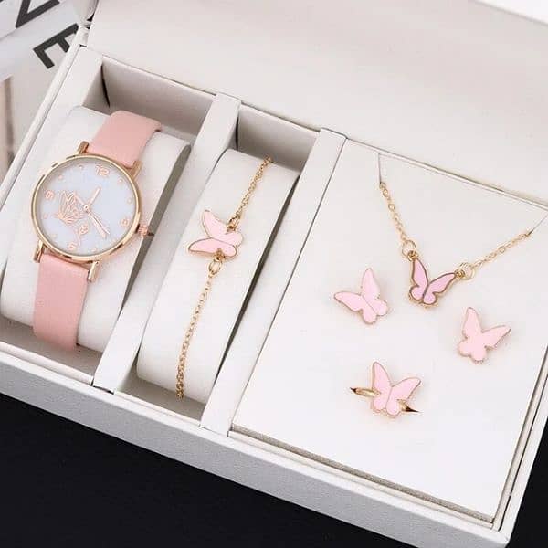 2 Set Couple Fashion Casual Ladies Simple Dial Quartz Wrist watches 6