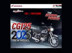 Honda CG125 zero meter black color available