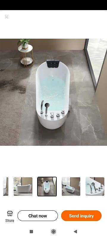 Acrylic jacuuzi/ jacuzi Bath tub and  shower tryY 17