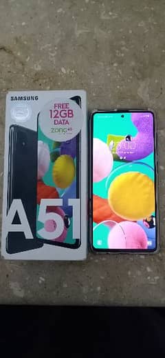 Samsung a51 6GB 128GB complete box