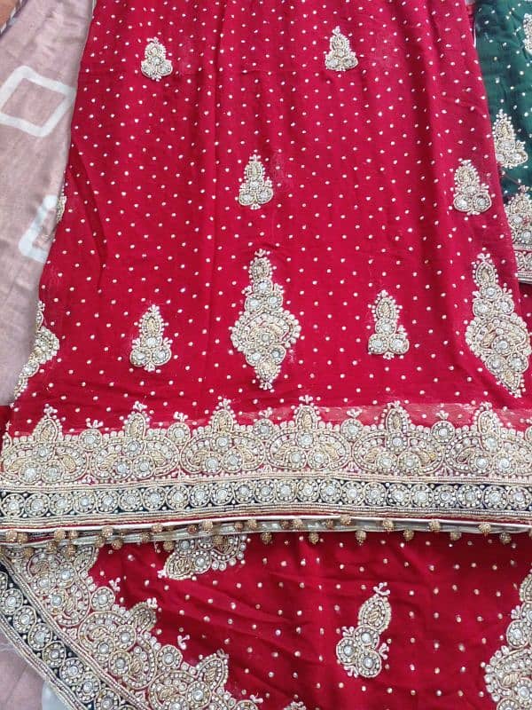 beautiful wedding sharara only one time used 4