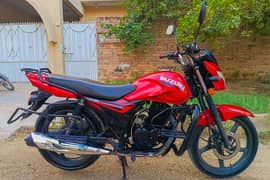 SUZUKI GR 150 2021 KARACHI NO Low Mileage Total Genuine Golden No 3666