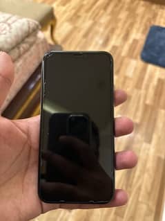 Iphone X black colour 64 gb PTA approved