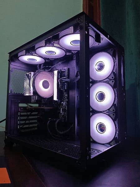 Pc casing with rgb fans pc case computer case 3