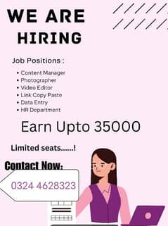 Online job available/Data Entry/Typing/Teaching/Assignment/Students