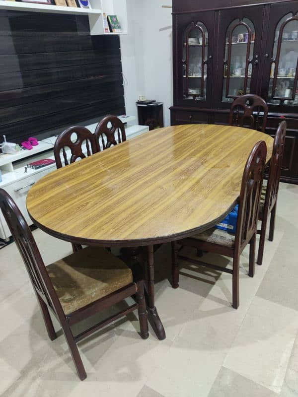 8 seat wood dining table 1