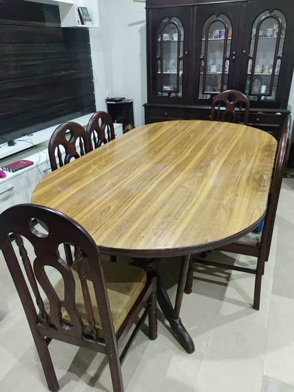 8 seat wood dining table 2