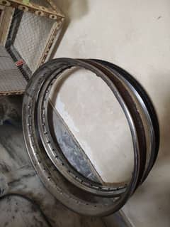 2 front rims with spokes (125)