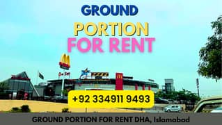 GROUND PORTION AVAILABLE FOR RENT PRIME LOCATION