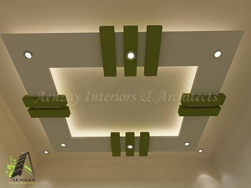 pop ceiling whole sale rate with material gypsum 2 by 2 15