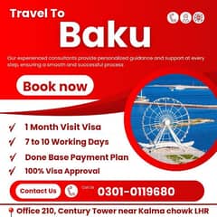 Baku 1 Month Visit Visa