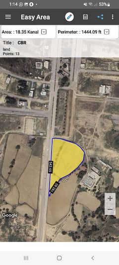 20 Kanal land available for sale in moza kot kolian CBR phase 2