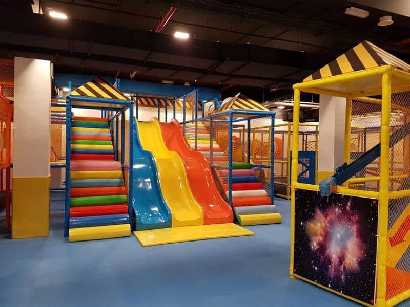 Indoor slides set / Indoor Play land / Restaurant Swings /Kids Slides 15