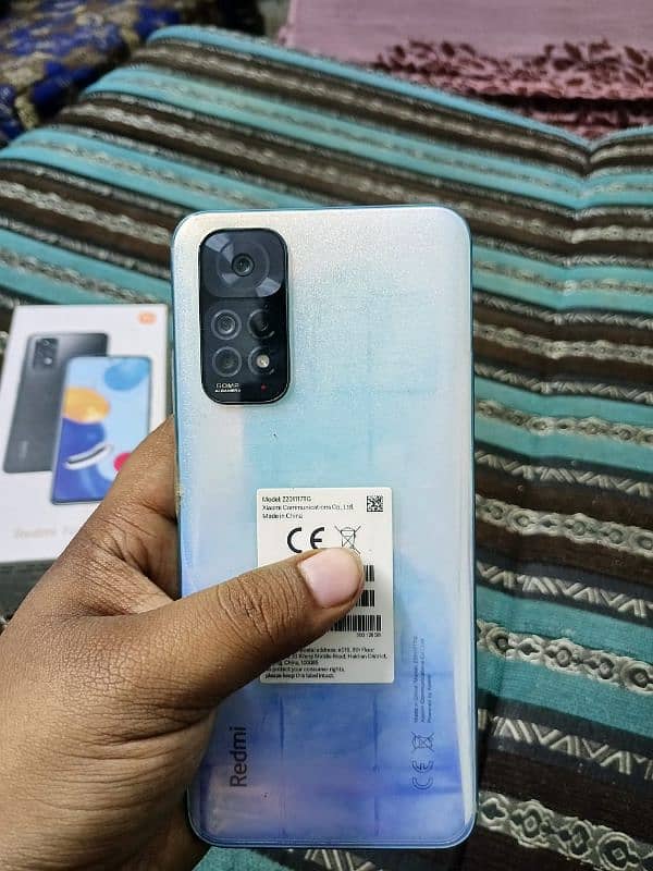 Redmi Note 11 6/128 10 by 10 condition under warranty with box 4