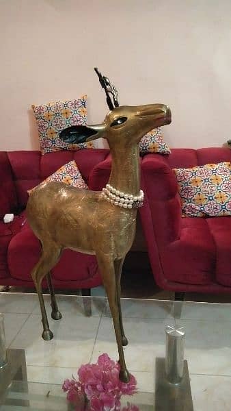 copper made deer statue 4