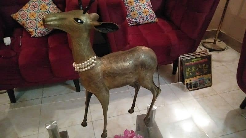 copper made deer statue 7