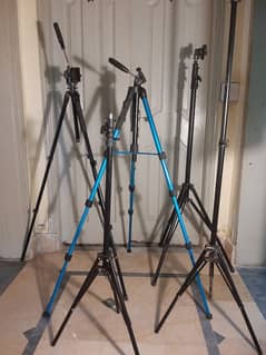 Camera and Microphone Tripod and Stands