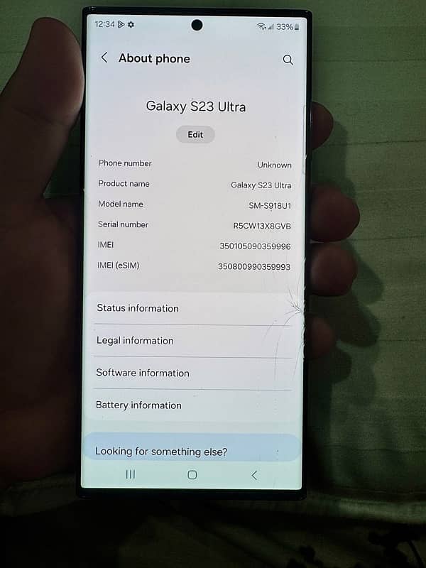 Samsung Galaxy S23 Ultra (Model: SM-S91801) - Green Color 4