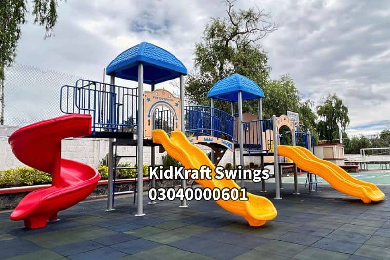 Indoor Swings, Outdoor Swings, Slides, Seesaw, Monkey bar,Merrygoround 6