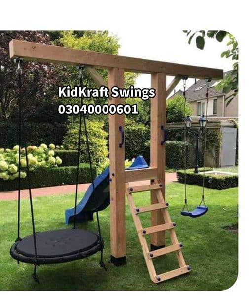 Indoor Swings, Outdoor Swings, Slides, Seesaw, Monkey bar,Merrygoround 12