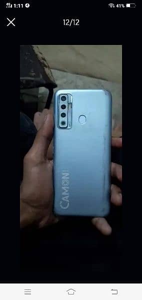 Techno Camon 17 6 128 For sale back urgent serious customer only 1