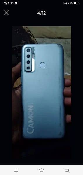 Techno Camon 17 6 128 For sale back urgent serious customer only 3