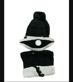 Wool Beanie, Neck Warmer & Mask