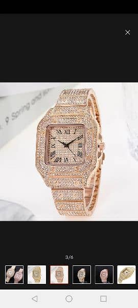 Luxury Hip Hop Men's iced out  Men's Square Dial Digital Watch 4