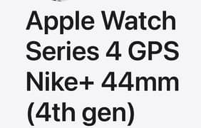 Apple Watch Series 4 Nike 44MM