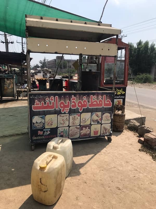 Shwarma Burger Counter With Fryer 3